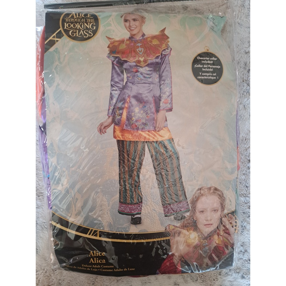 Disguise Alice Through the Looking Glass Deluxe Adult Costume Size L 12-14 NEW